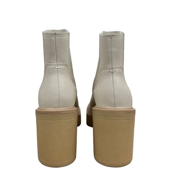 Dolce Vita Caster H2O Women Platform Ankle Boot/Booties Sz 8.5 Ivory Leather New - Picture 11 of 14